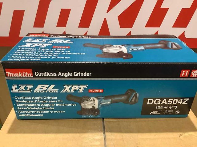 Makita dga504z 18v lxt accu slijpmachine / haakse slijper - afbeelding 1 van  3