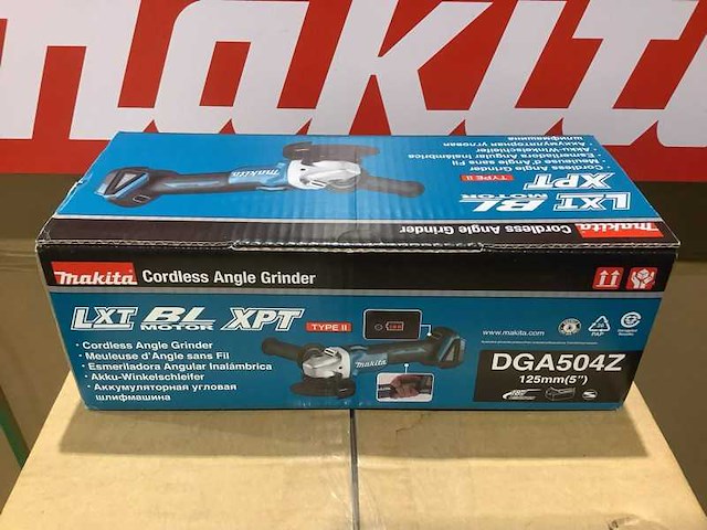 Makita dga504z 18v lxt accu slijpmachine / haakse slijper - afbeelding 3 van  3