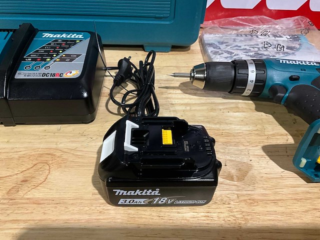 Makita dhp453 rfe set accu klopboor-/schroefmachineset - afbeelding 3 van  7