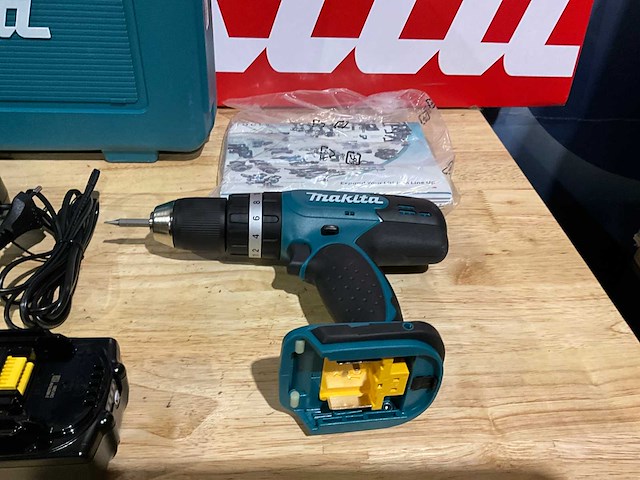 Makita dhp453 rfe set accu klopboor-/schroefmachineset - afbeelding 1 van  2