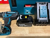 Makita dhp482 18v lxt accu klopboor-/schroefmachineset - afbeelding 3 van  4