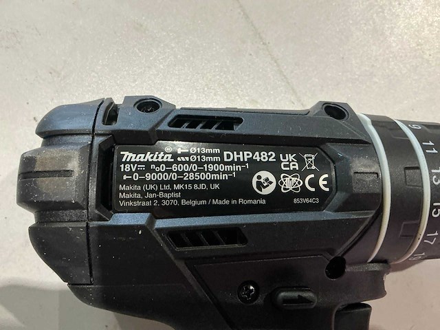 Makita dhp482 accu klopboor-/schroefmachine - afbeelding 4 van  5