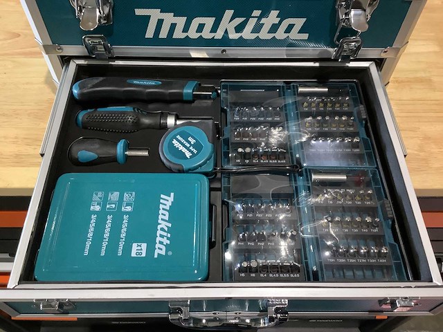 Makita dhp482 accu klopboor-/schroefmachineset + gereedschapsset - afbeelding 5 van  10