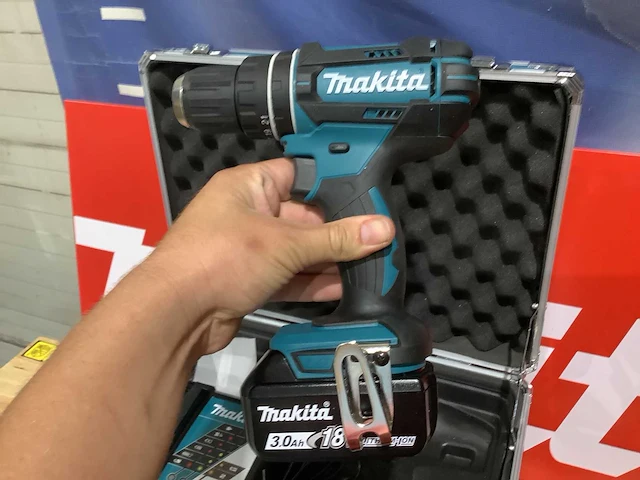 Makita dhp482 rfx accu klopboor-/schroefmachineset + gereedschapsset - afbeelding 7 van  9