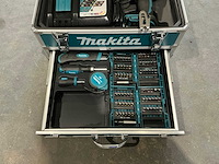 Makita dhp482 rfx accu klopboor-/schroefmachineset + gereedschapsset - afbeelding 3 van  10