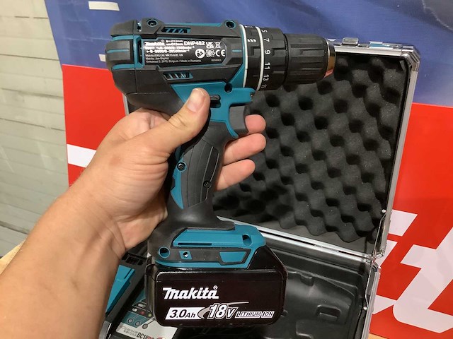 Makita dhp482 rfx accu klopboor-/schroefmachineset + gereedschapsset - afbeelding 10 van  10