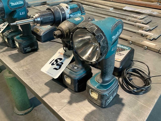 Makita dhp484 / btd134 schroefboormachine (2x) - afbeelding 1 van  1