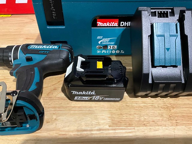 Makita dhp485 18v lxt accu klopboor-/schroefmachineset - afbeelding 1 van  4