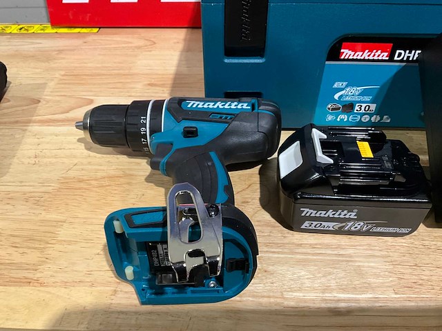 Makita dhp485 18v lxt accu klopboor-/schroefmachineset - afbeelding 2 van  3