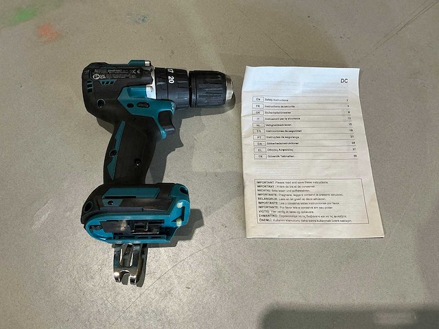 Makita dhp487 accu klopboor-/schroefmachine - afbeelding 2 van  4