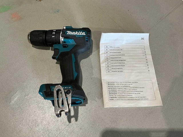 Makita dhp487 accu klopboor-/schroefmachine - afbeelding 1 van  4