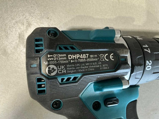 Makita dhp487 accu klopboor-/schroefmachine - afbeelding 3 van  4