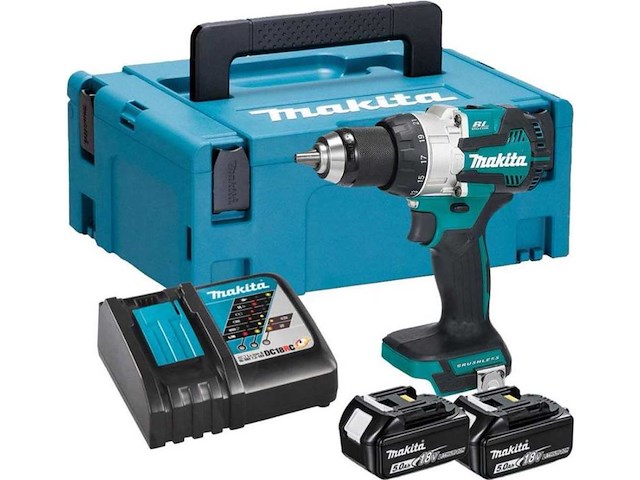 Makita dhp489rtj 18v boorschroefmachine - afbeelding 1 van  3