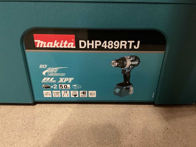Makita dhp489rtj 18v boorschroefmachine - afbeelding 3 van  3