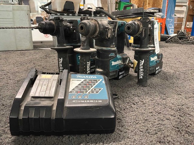 Makita dhr 171 boormachine (3x) - afbeelding 1 van  9