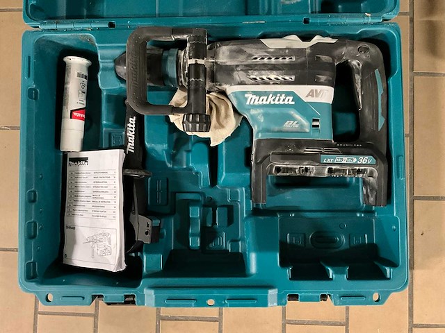 Makita dhr 400 accu boorhamer - afbeelding 2 van  4
