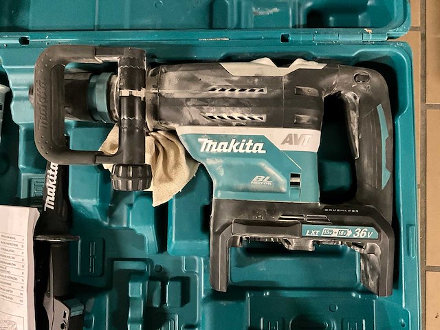 Makita dhr 400 accu boorhamer - afbeelding 3 van  4