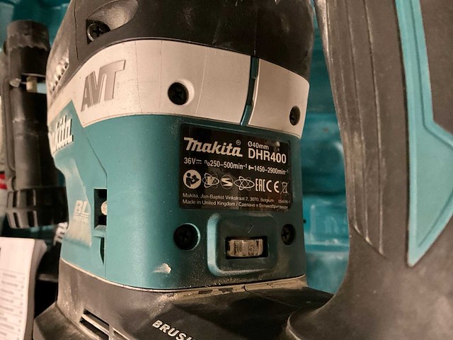 Makita dhr 400 accu boorhamer - afbeelding 4 van  4