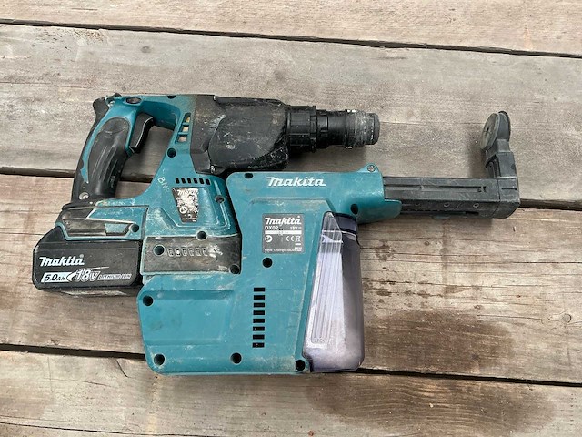 Makita dhr242 boorhakhamer met afzuiging - afbeelding 1 van  3