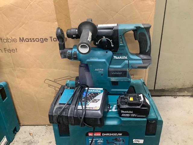 Makita dhr243 accu klopboormachine - afbeelding 3 van  4