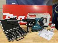 Makita dhr243z accu sds-plus boorhamer + beitelset - afbeelding 1 van  9