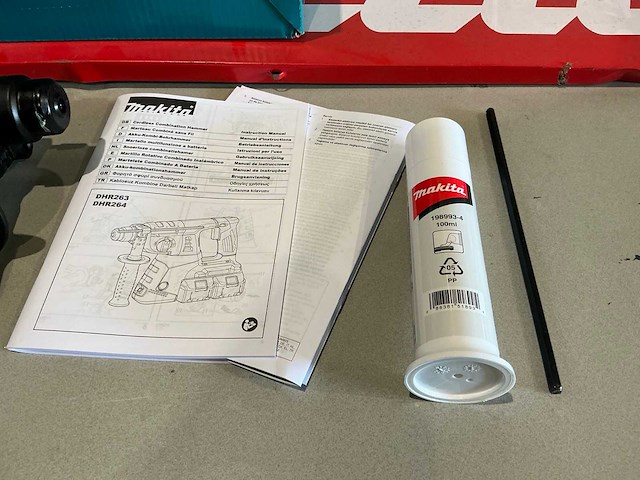 Makita dhr263z sds-plus combinatie boorhamer op accu - afbeelding 7 van  8