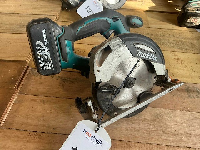 Makita dhs630 accu cirkelzaagmachine body - afbeelding 2 van  6