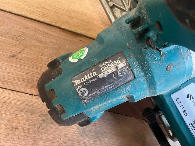 Makita dhs630 accu cirkelzaagmachine body - afbeelding 3 van  4