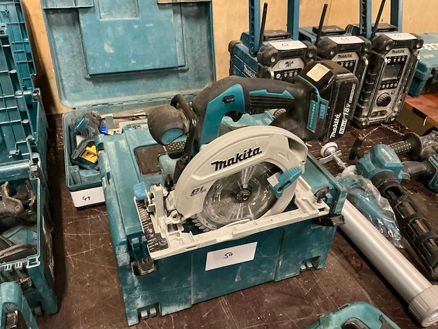 Makita dhs680 cirkelzaagmachine - afbeelding 1 van  3