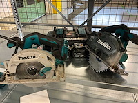 Makita dhs680 / dcs553 cirkelzaagmachine (2x) - afbeelding 1 van  6