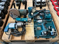 Makita diverse elektrische en accu gereedschappen (5x)