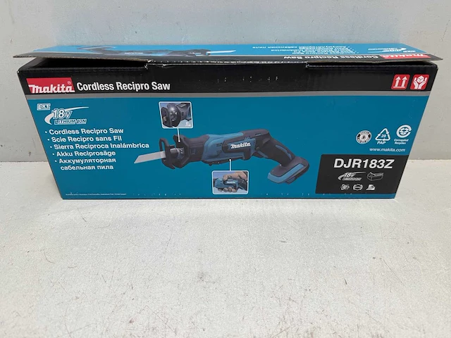 Makita djr183z 18v li-ion accu reciprozaag - afbeelding 2 van  2