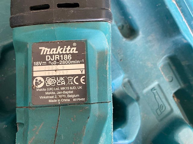 Makita djr186 reciprozaag - afbeelding 2 van  2