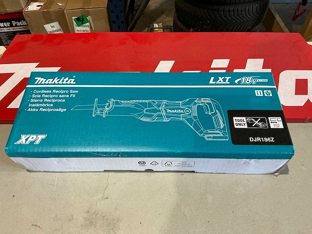 Makita djr186z accu reciprozaag - afbeelding 2 van  3