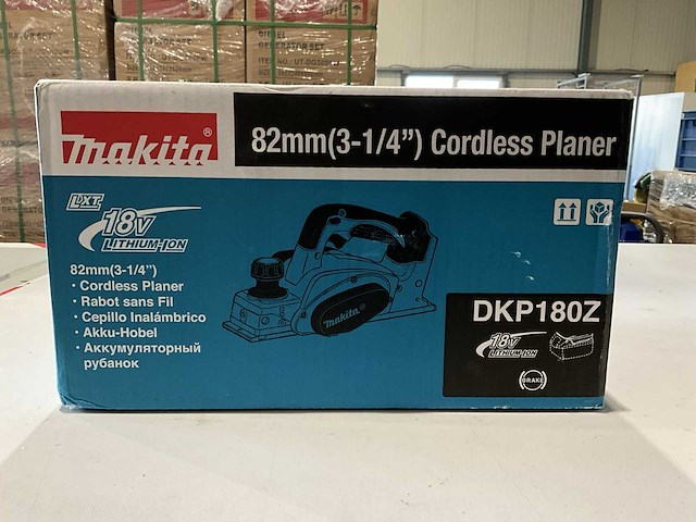 Makita dkp180 accu schaafmachine - afbeelding 1 van  3