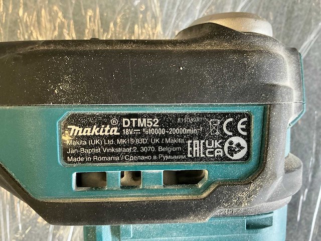 Makita dkp180/dtm52/djv181 schaafmachine/ multitool/ decoupeerzaag - afbeelding 4 van  15
