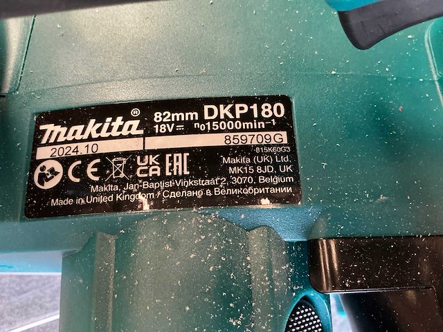 Makita dkp180/dtm52/djv181 schaafmachine/ multitool/ decoupeerzaag - afbeelding 10 van  15