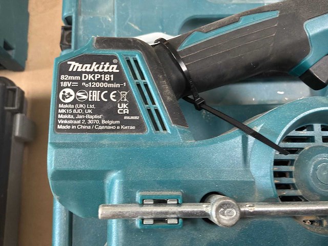 Makita dkp181 schaafmachine - afbeelding 7 van  8