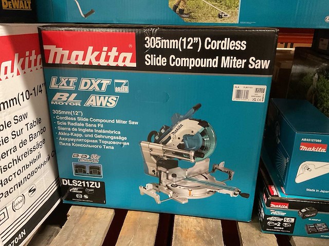 Makita dld211zu 2x18v accu afkortzaagmachine - afbeelding 2 van  2