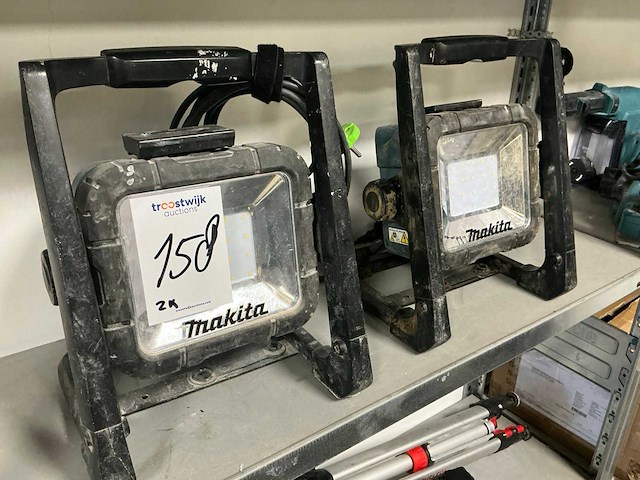 Makita dml805 bouwlamp (2x) - afbeelding 1 van  2
