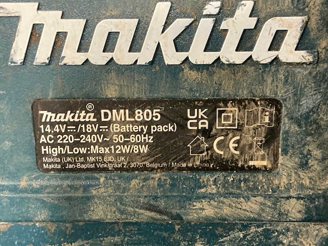 Makita dml805 bouwlamp (2x) - afbeelding 2 van  2