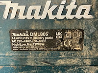 Makita dml805 bouwlamp (2x) - afbeelding 2 van  2