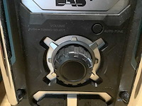 Makita dmr112 bluetooth/dab+ bouwradio op accu - afbeelding 5 van  5