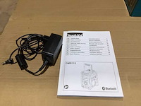 Makita dmr112 bluetooth/dab+ bouwradio op accu - afbeelding 9 van  10