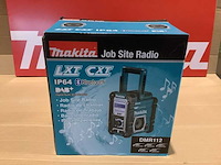 Makita dmr112 bluetooth/dab+ bouwradio op accu - afbeelding 1 van  3