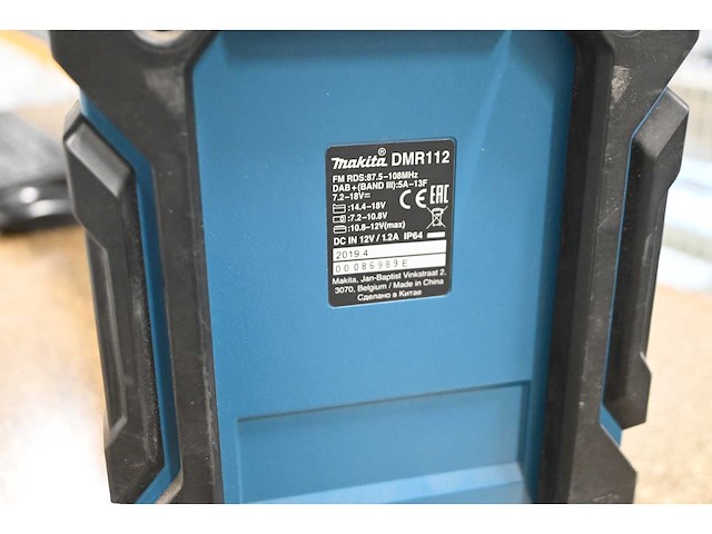 Makita dmr112 dab bouwradio - afbeelding 4 van  5