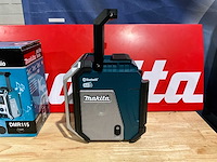 Makita dmr115 bluetooth/dab+ bouwradio op accu - afbeelding 6 van  7