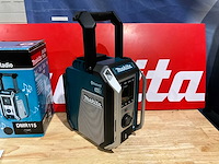 Makita dmr115 bluetooth/dab+ bouwradio op accu - afbeelding 2 van  6