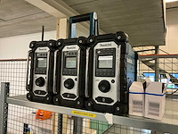 Makita dmr116 accu radio (3x) - afbeelding 1 van  4
