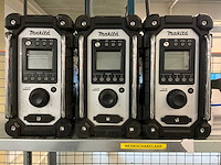 Makita dmr116 accu radio (3x) - afbeelding 2 van  4